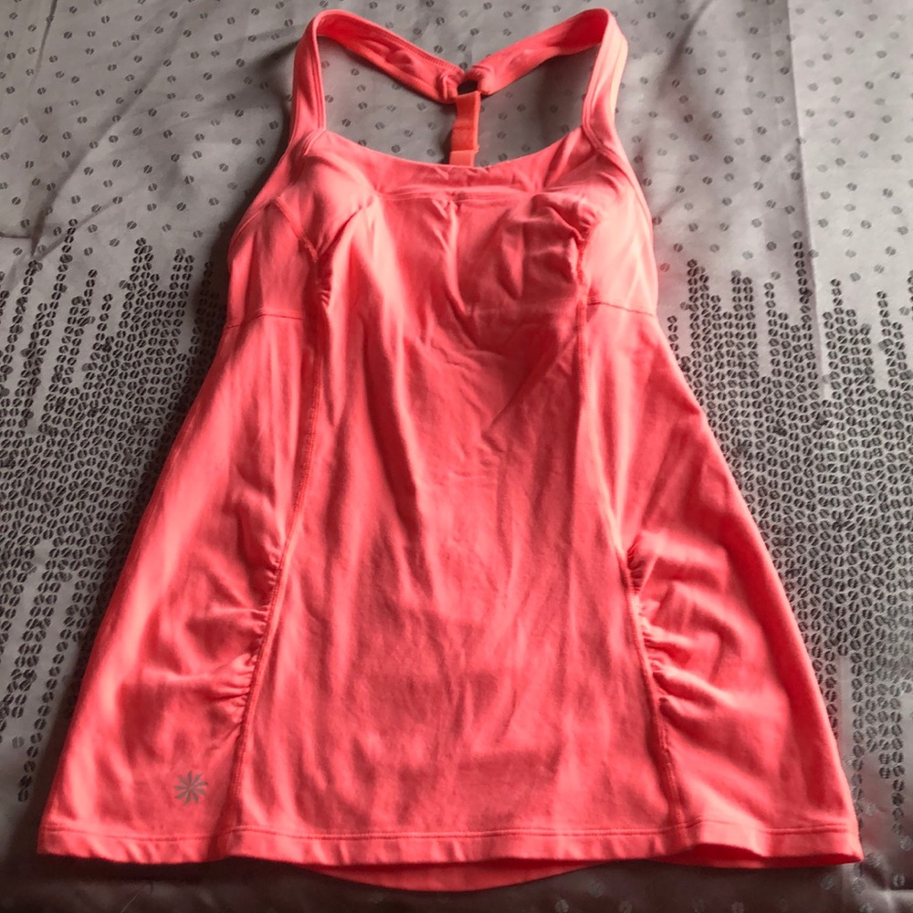 Athleta Peace of Mind Bra Inset Cami Light Coral - Picture 5 of 8